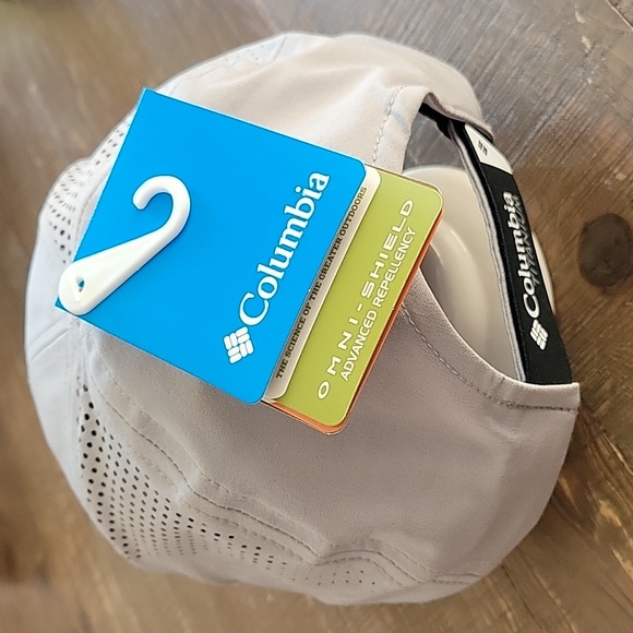 Columbia Titanium Men's Hat Adjustable Omni-Shield Silver Ridge Ball Cap - Picture 2 of 4